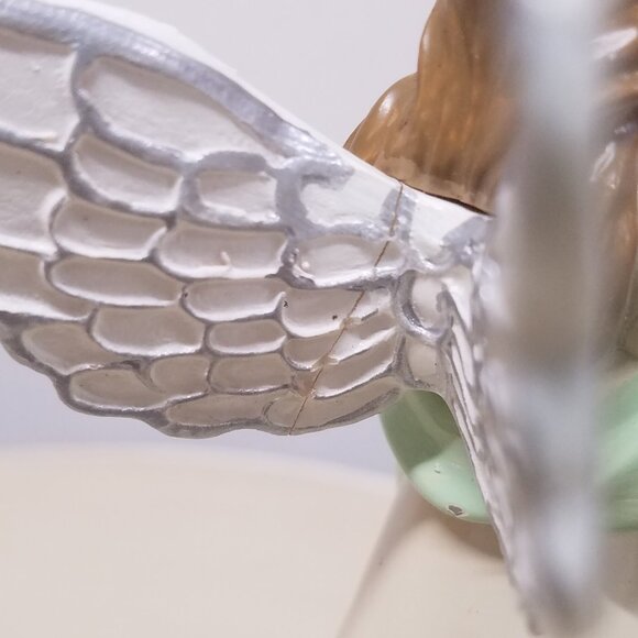 Silver Blessings Nativity Christmas Tree Collection Angel & King Caspar Figurine - Picture 6 of 15